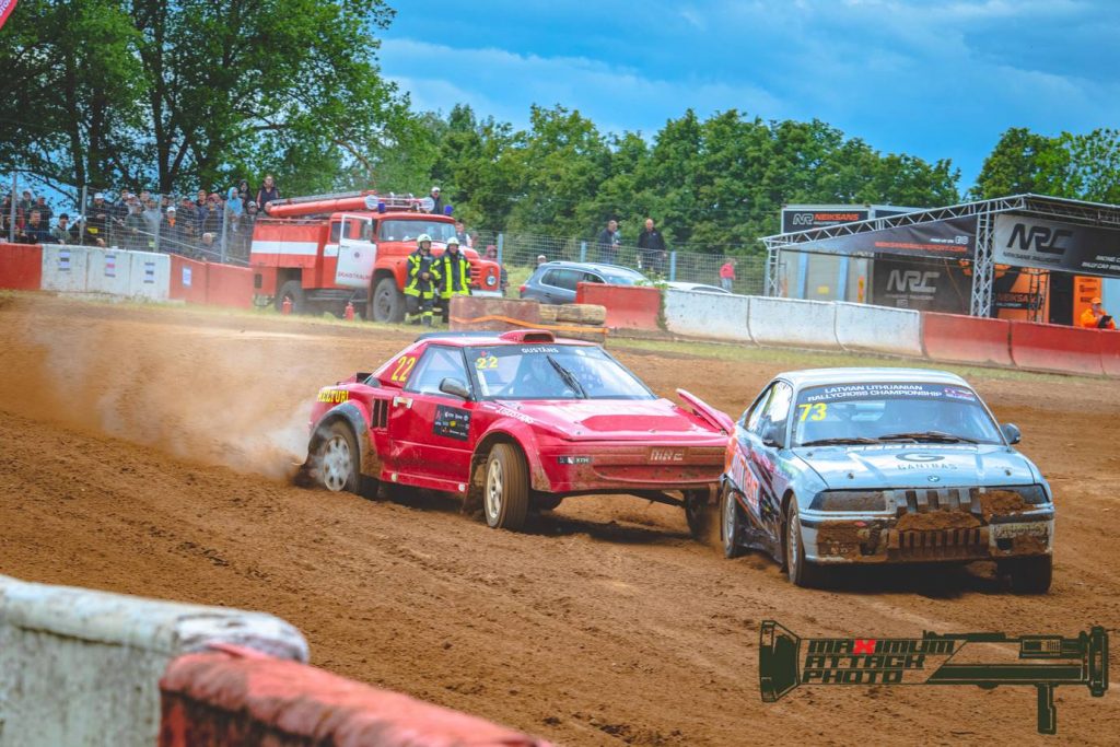 Europos automobilių kroso čempionato varžybos Latvijoje (nuotr. Maximum attack Photo)