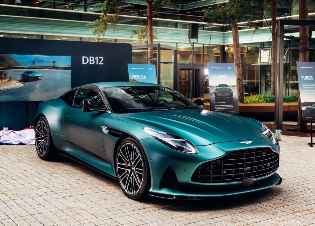 Aston Martin DB12 premjera <a href='https://www.tv3.lt/gaires/vilnius' target='_blank' class='phrase'>Vilniuje</a>