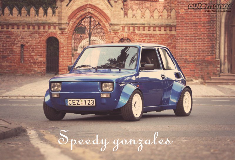 <a href='www.autobilis.lt/skelbimai/naudoti-automobiliai/fiat' target='_blank' class='phrase'>Fiat</a> baudėjo krikšto <a href='https://www.tv3.lt/gaires/vardai' target='_blank' class='phrase'>vardas</a> - Speedy a.k.a gonzales