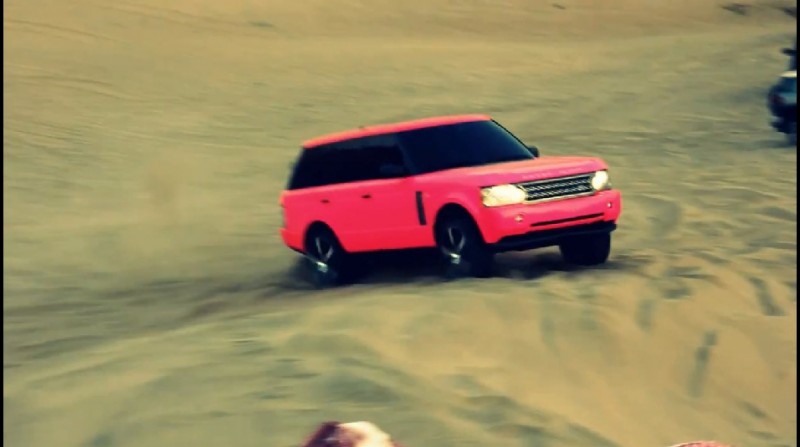 Rožinio Range Rover nelaimė smėlynuose