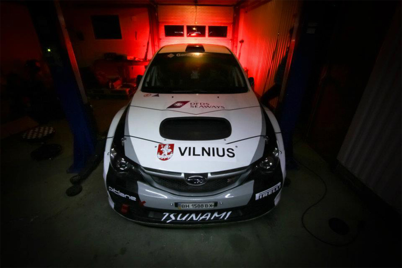 Lietuvių ekipažai startuoja Švedijos ralyje