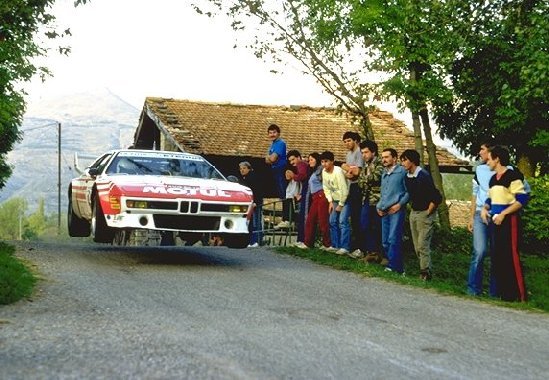 BMW M1 buvo B grupės ralio automobilis