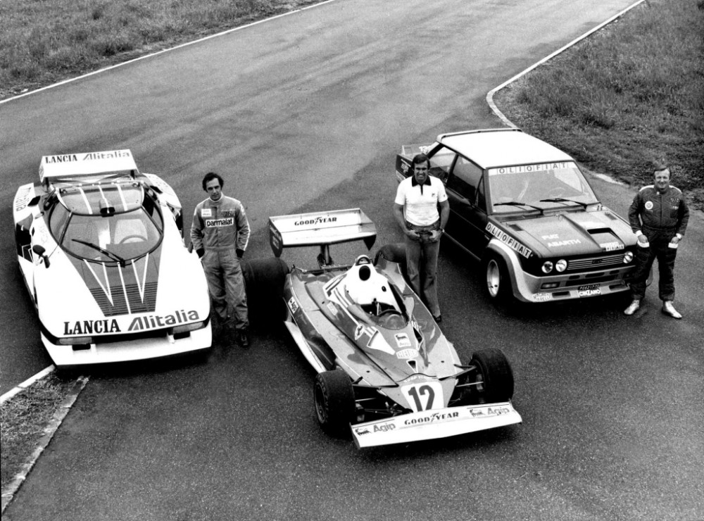 Fiat Abarth 131 Rally Corsa, Lancia Stratos Group 4, Ferrari 312 T2