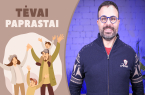 Iš „Tėvai paprastai“ studijos tėtis, laidos vedėjas Simonas Urbonas sveikinasi jau 26-ąjį kartą. Tiek „Tėvų darželio“ ir tv3.lt kartu rengiamos tinklalaidės epizodų kalbėta pačiomis įvairiausiomis temomis, kurias galite rasti spustelėję mūsų „Youtube“ kanalą.
Šįkart su kulinaru, žurnalistu, trijų vaikų tėčiu Gian Luca Demarco ir vaikų psichologe Gintare Pupinyte, save paskyrusia daugiakalbystės fenomeno analizavimui ir tyrinėjimui, kalbamės apie Lietuvoje gyvenančias dvikalbes, daugiakalbes šeimas ir skirtingas šalių tradicijas.